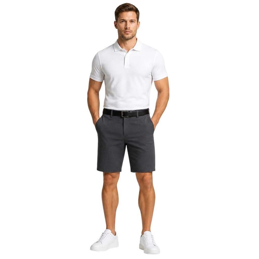 Banana Republic Men's Charcoal Gray Performance Stretch Shorts Size 32 Elastic W